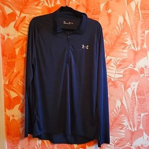 New Under Armour Men’s Tech 2.0 ½ Zip Long Sleeve Academy Blue